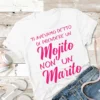 AN0002 Ti avevamo detto di prendere un marito 1080 x 1080 - bianca Maglietta Addio al Nubilato : Ti avevamo detto di prendere un Mojito non un Marito.