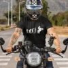EV0002 Ideamaglietta img 3 - 1080 x 1080 Evoluzione Motociclista – Grafica Ironica per Appassionati di Moto
