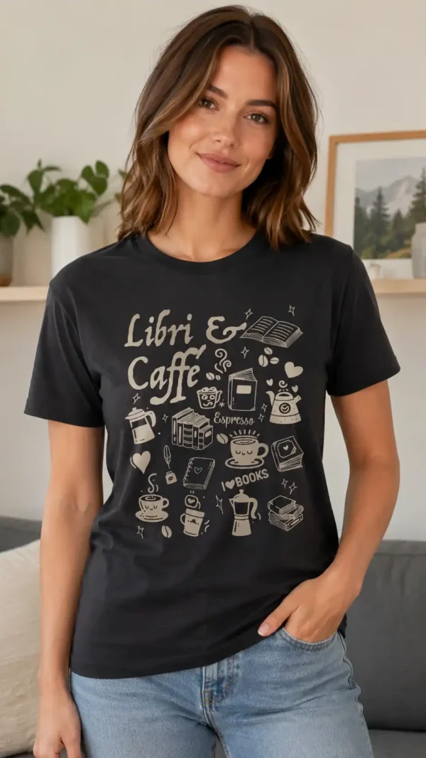 Libri e caffè 9-16 immagine donna 2 - qualità media