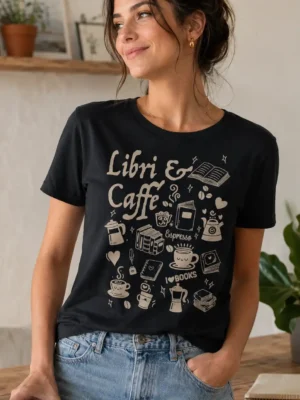 Libri e caffè 9-16 immagine donna - qualità media