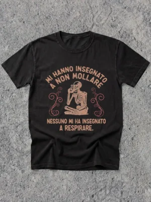 Mi hanno insegnato a non mollare Nessuno mi ha insegnato a respirare