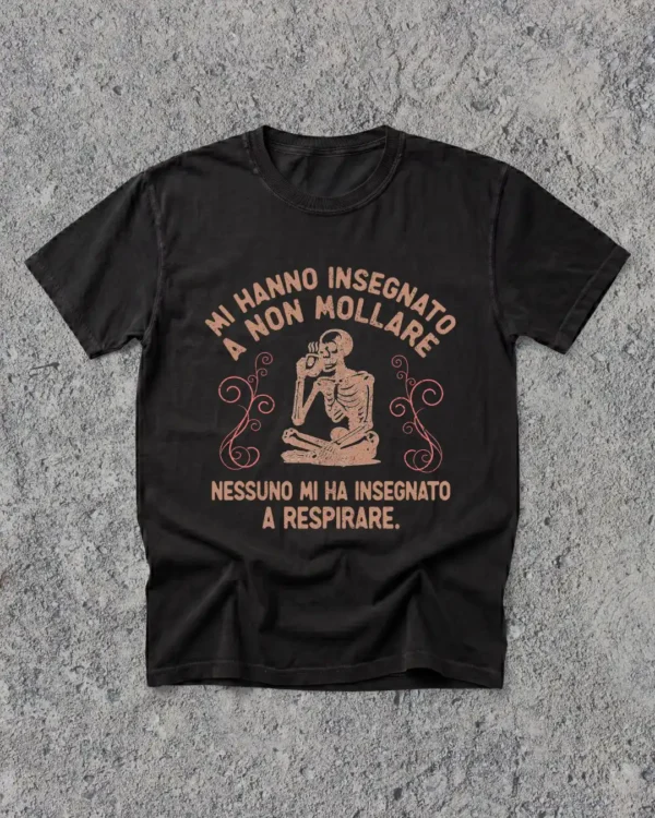 Mi hanno insegnato a non mollare Nessuno mi ha insegnato a respirare