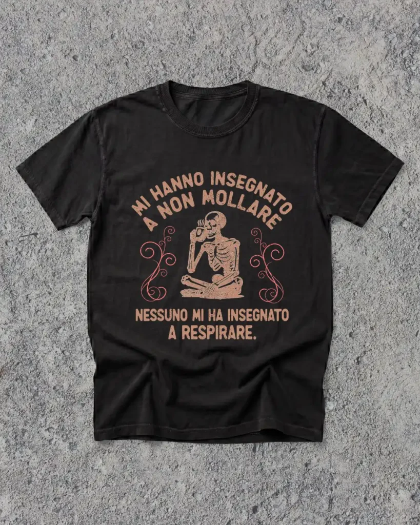 Mi hanno insegnato a non mollare Nessuno mi ha insegnato a respirare