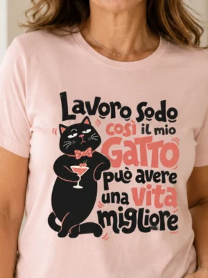 Lavoro sodo così il mio gatto può avere una vita migliore