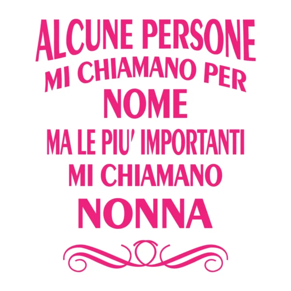 Alcune persone mi chiamano per nome ma le più importanti mi chiamano Nonna